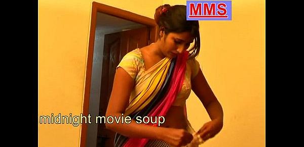  very hot indian housewife after bath wearing saree boy watch secretly